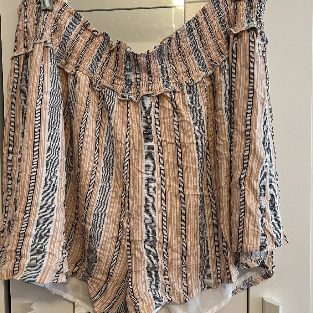 Smocked Crepe Shorts 3XL NWT Ninexis